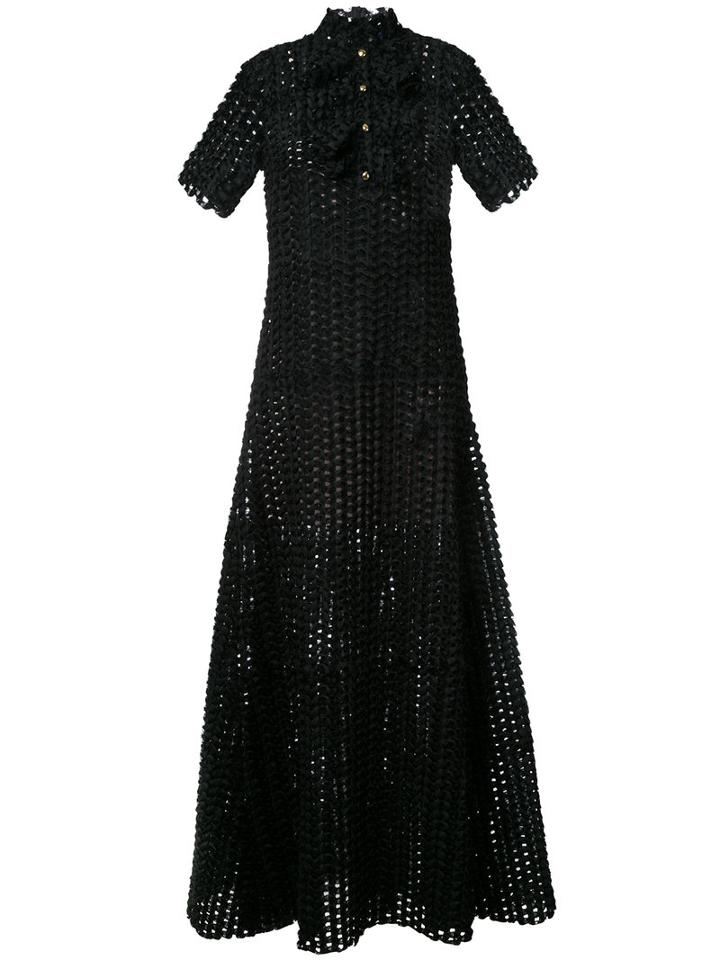 Macgraw - Cliché Dress - Women - Polyester/spandex/elastane - 10, Black, Polyester/spandex/elastane