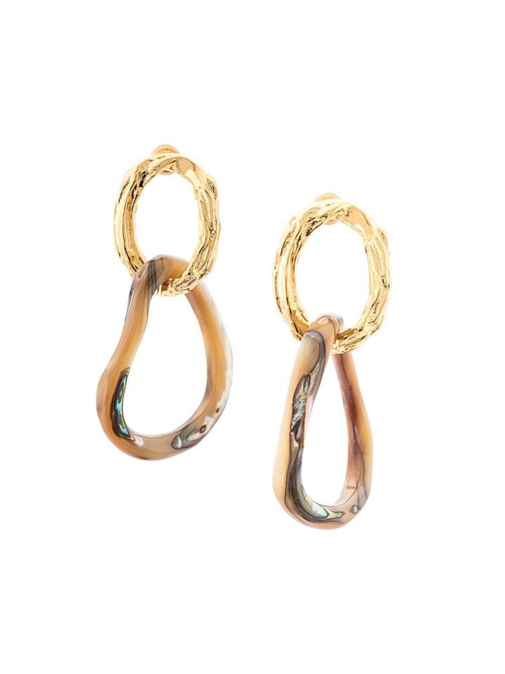 Lizzie Fortunato Jewels Loto Earrings - Gold