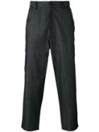 Comme Des Garçons Shirt Boys Tapered Cropped Jeans, Men's, Size: Medium, Blue, Cotton