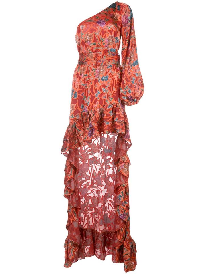 Alexis Marseille Asymmetric Dress - Red