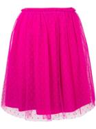 Red Valentino Tulle Mini Skirt - Pink & Purple