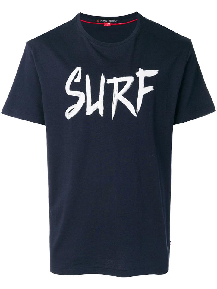 Perfect Moment Surf Print T-shirt - Blue
