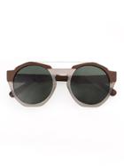Marni Eyewear Round Lens Sunglasses - Brown
