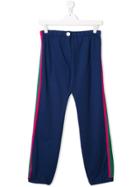 Marni Kids Stripe Track Pants - Blue