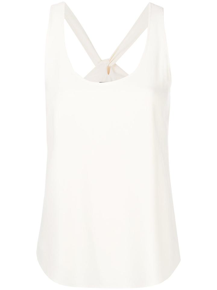 Theory Lace-up Back Tank - Nude & Neutrals