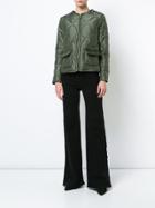 Nili Lotan Quilted Military Jacket - Green