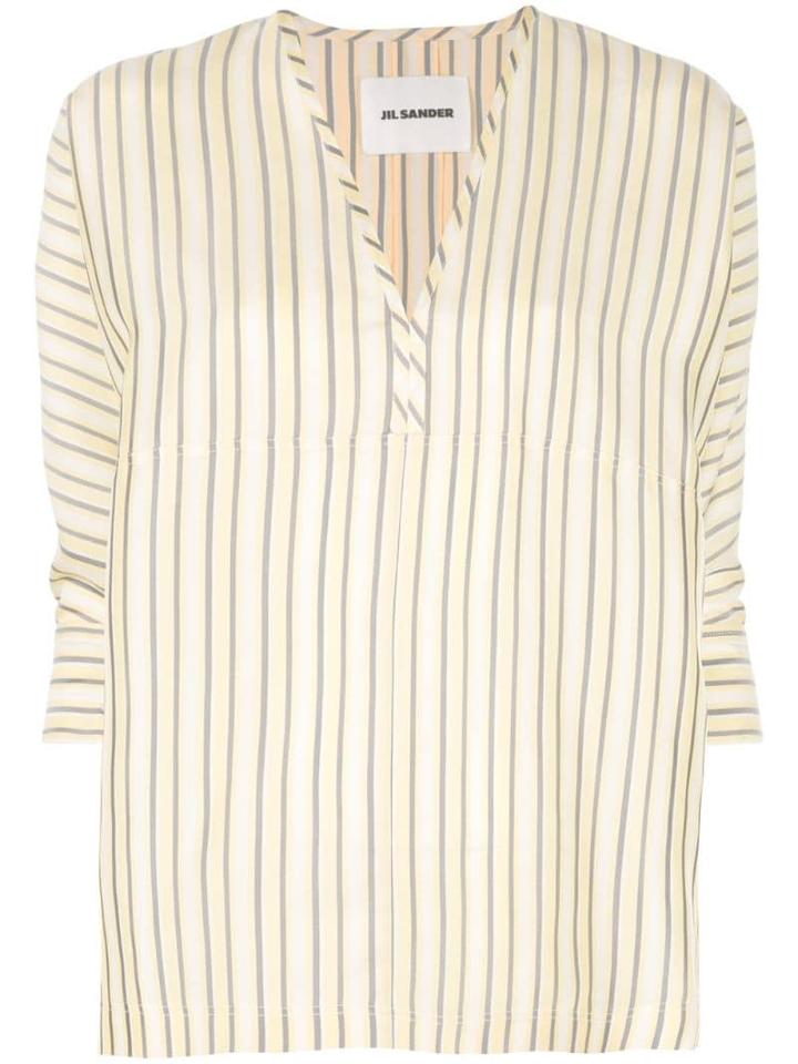 Jil Sander Striped Blouse - Yellow