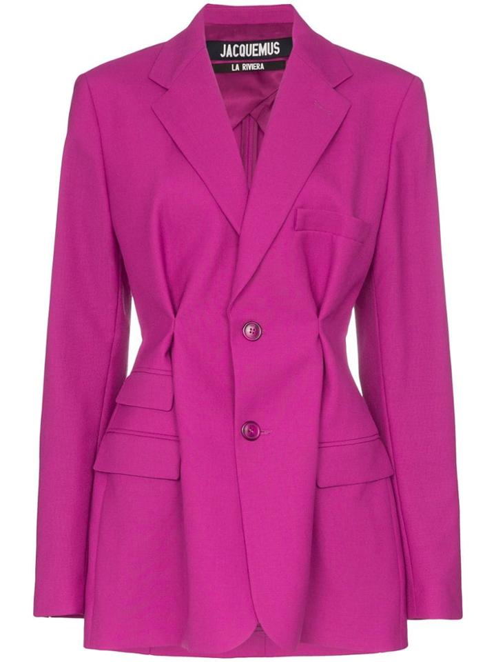 Jacquemus Pinched Detail Blazer - Pink