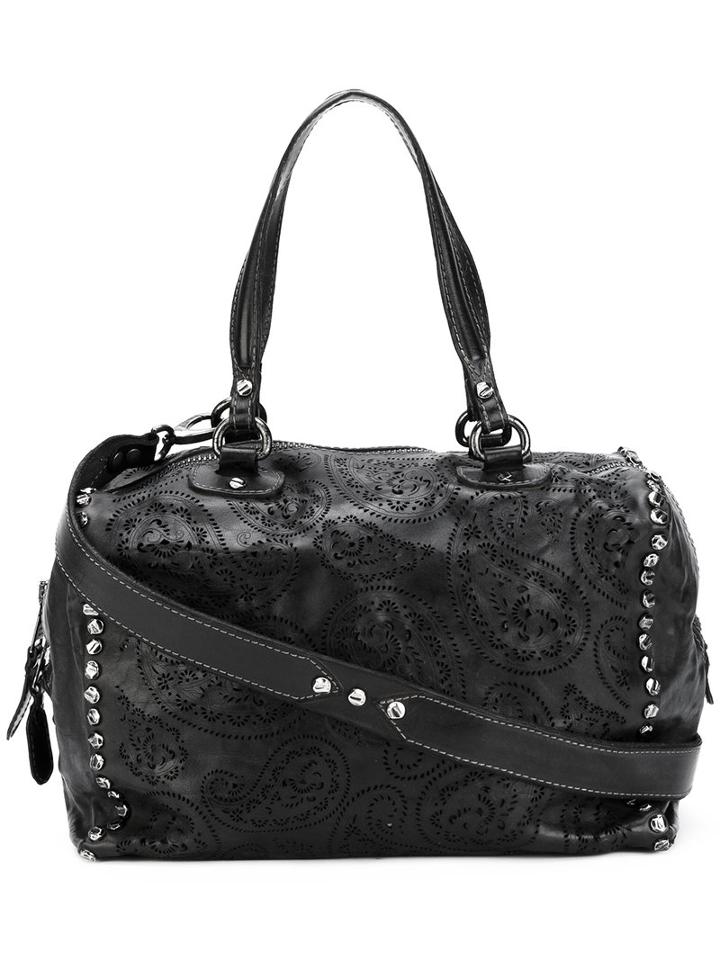 Giorgio Brato - Stud Detail Tote Bag - Women - Leather/metal - One Size, Black, Leather/metal