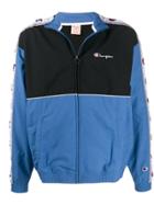 Champion Logo Print Lightweight Jacket - Blue