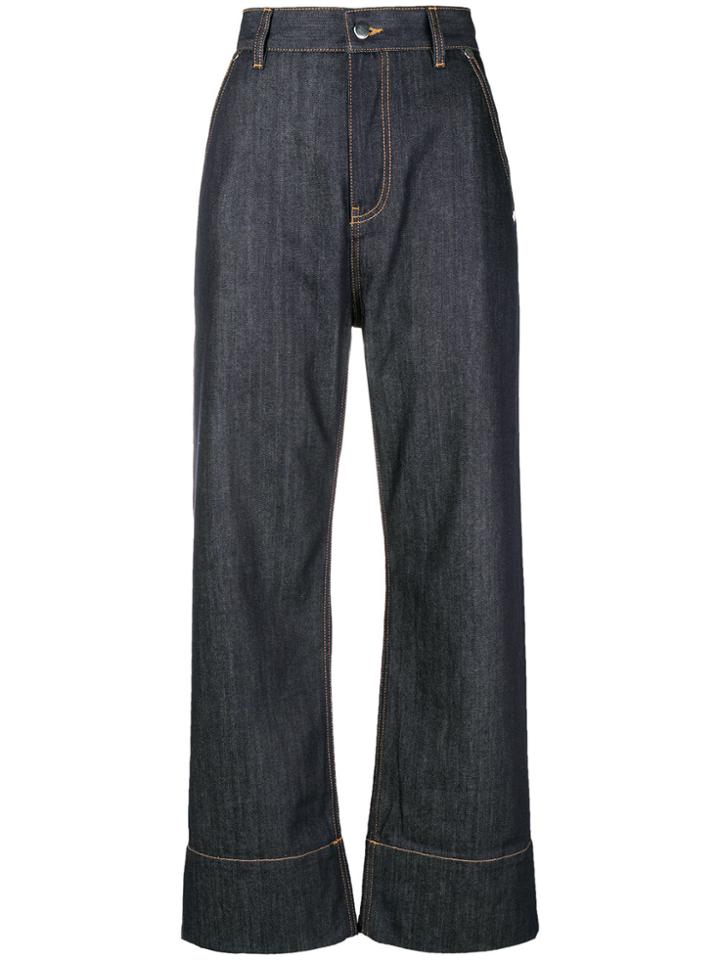 Sofie D'hoore Flared Trousers - Blue
