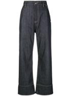 Sofie D'hoore Flared Trousers - Blue
