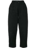 Yves Saint Laurent Vintage Cropped Trousers - Black