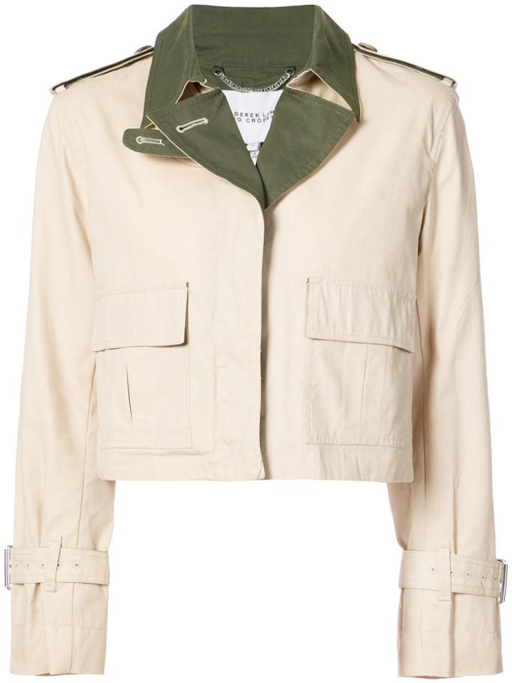 Derek Lam 10 Crosby Short Anorak - Nude & Neutrals
