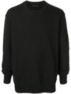 J.lindeberg Oversized Crew Neck Sweatshirt - Black