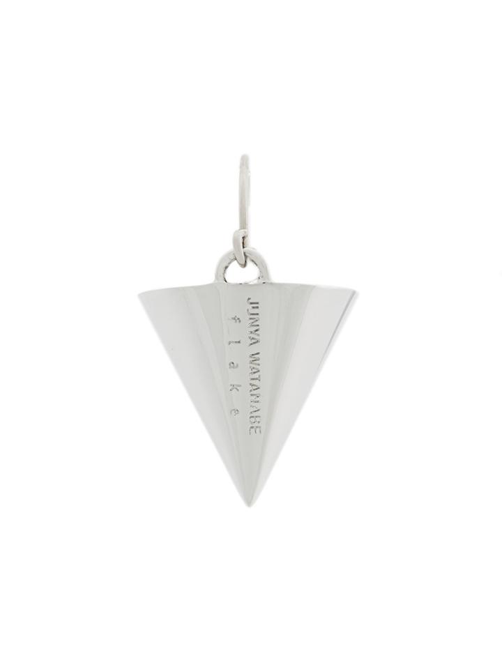 Junya Watanabe Drop Cone Earring - Metallic