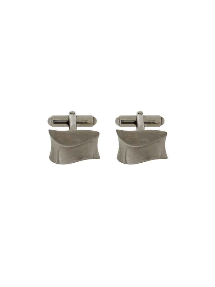 Lanvin Curved Cufflinks - Metallic