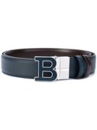 Bally B Buckle Belt - Blue