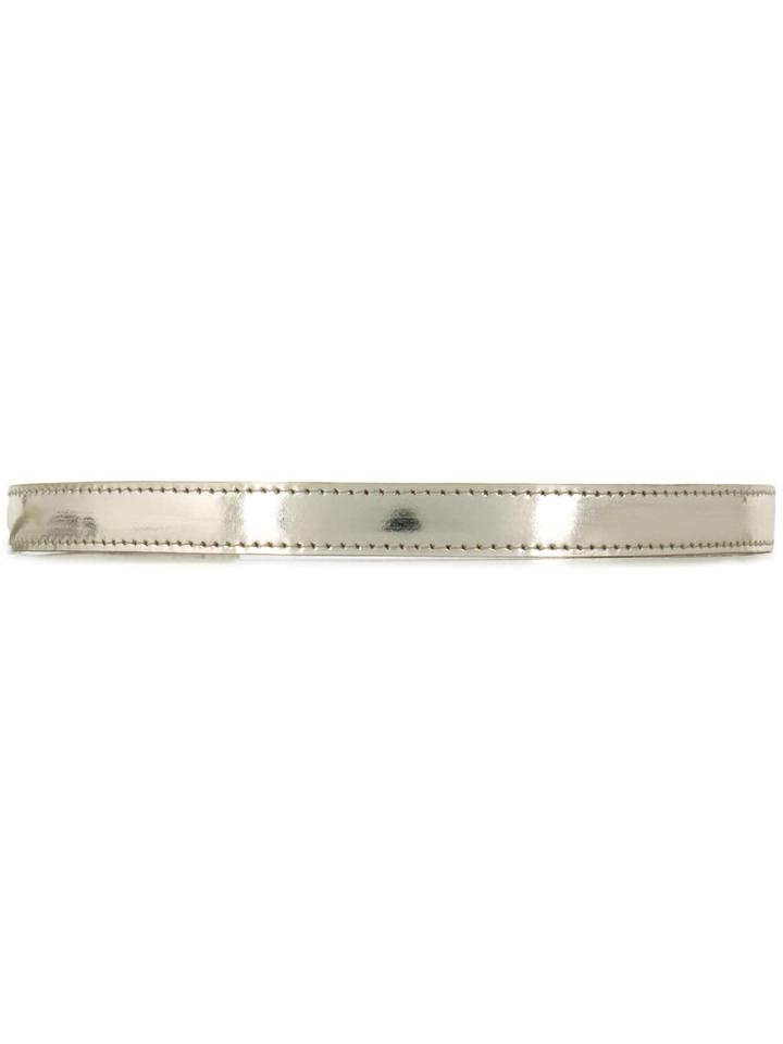 Miu Miu Stretch Logo Headband - Gold