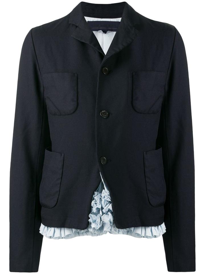Comme Des Garçons Girl Ruffle Jacket - Blue