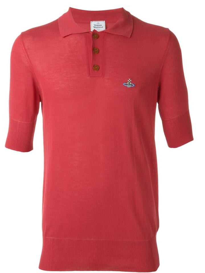 Vivienne Westwood Man Embroidered Orb Polo Sweater