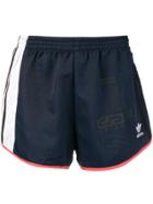 Adidas Colour Block Shorts - Blue