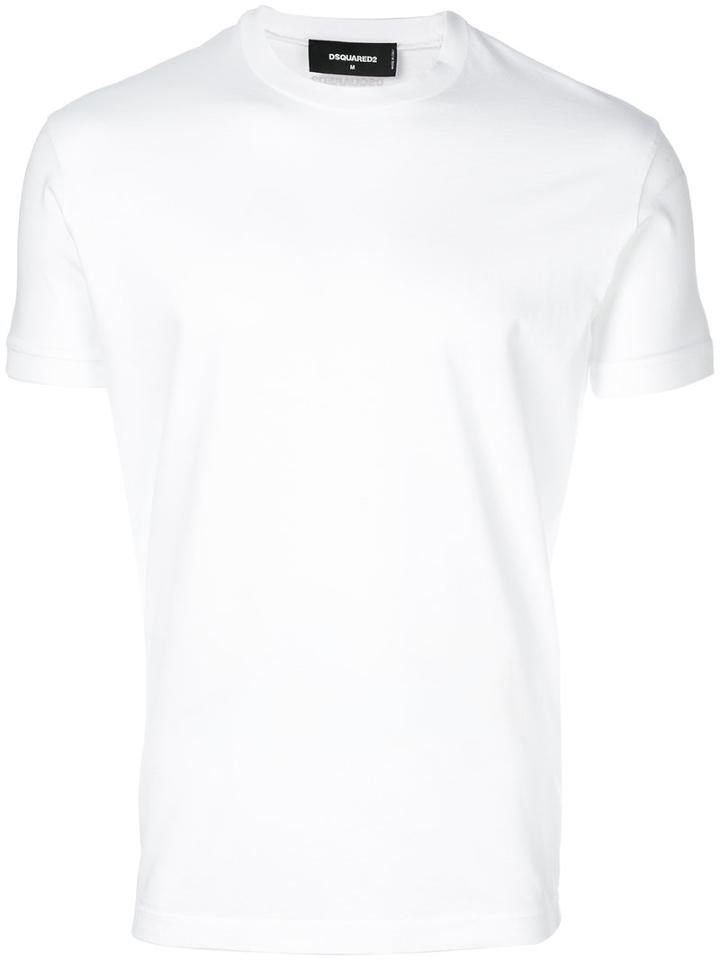Dsquared2 - Basic Round Neck T-shirt - Men - Cotton - M, White, Cotton