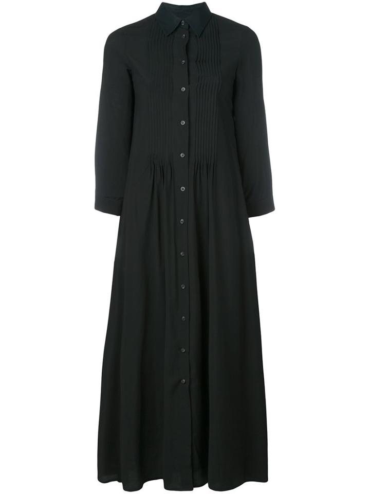 Mm6 Maison Margiela Long Pleated Shirt Dress