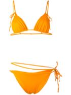 Sian Swimwear - Maja Bikini Set - Women - Polyamide/spandex/elastane - M, Yellow/orange, Polyamide/spandex/elastane