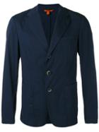 Barena Patch Pockets Blazer, Men's, Size: 46, Blue, Cotton/polyamide/spandex/elastane