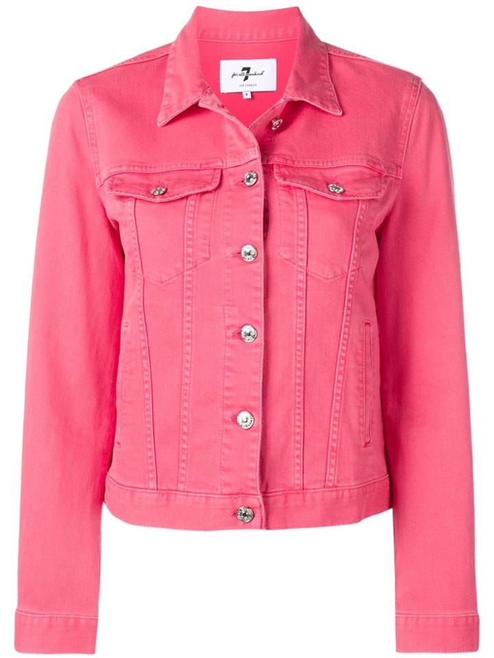 7 For All Mankind Denim Jacket - Pink