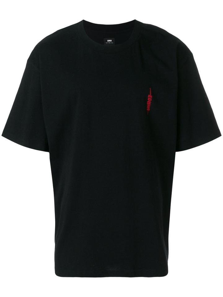 Edwin Embroidered Logo T-shirt - Black