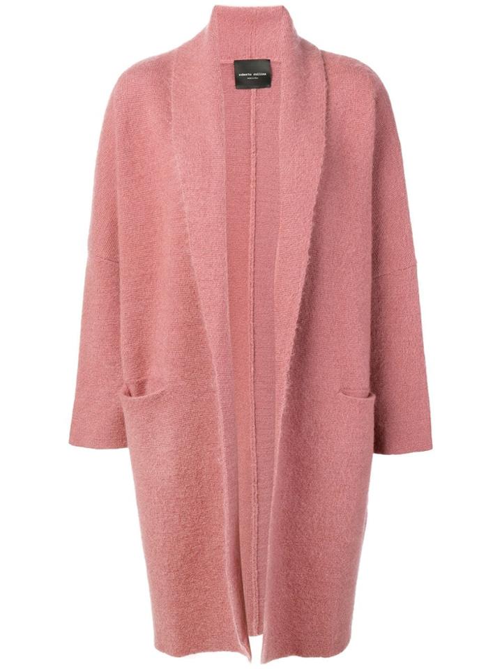 Roberto Collina Loose Cardi-coat - Pink