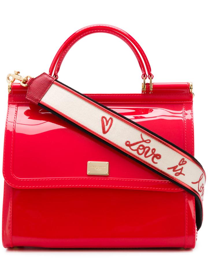 Dolce & Gabbana Love Is Love Shoulder Bag - Red