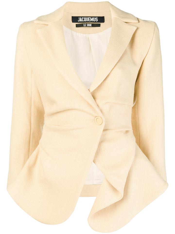 Jacquemus Fitted Jacket - Nude & Neutrals