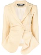 Jacquemus Fitted Jacket - Nude & Neutrals