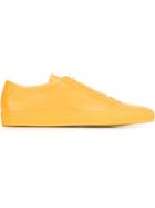 Common Projects Original Achilles Low Sneakers, Men's, Size: 44, Yellow/orange, Leather/rubber