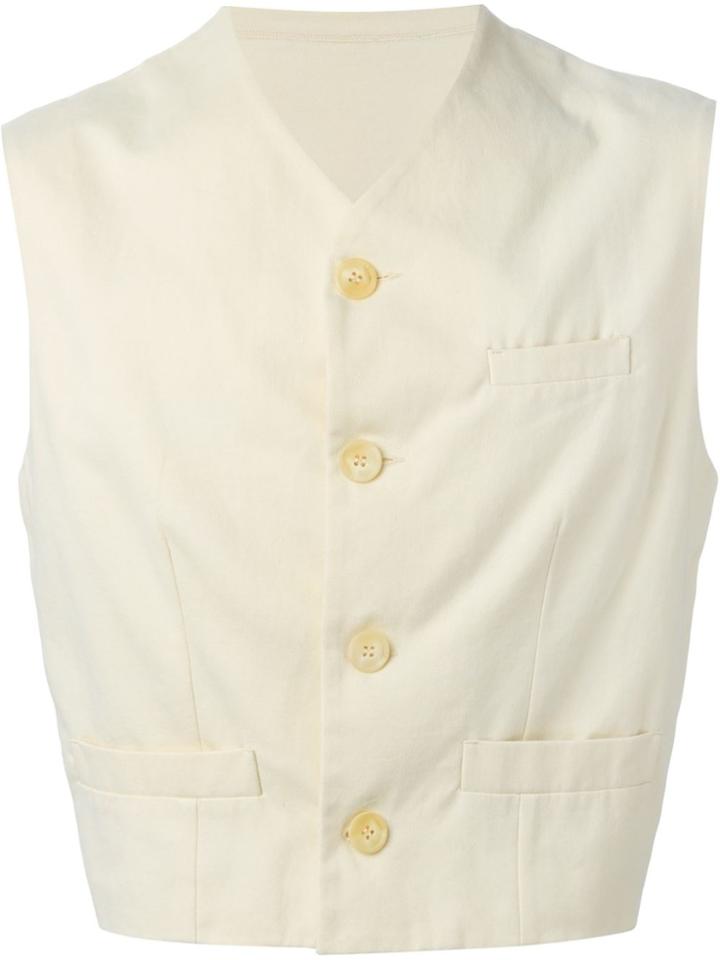 Dolce & Gabbana Vintage Fitted Gilet - Nude & Neutrals