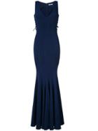 Zac Zac Posen 'tinsley' Gown - Blue