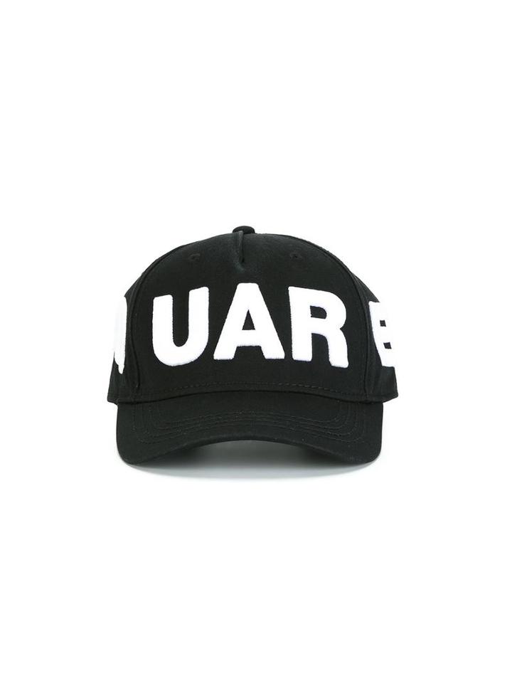 Dsquared2 Kids Logo Print Baseball Cap, Boy's, Size: 48 Cm, Black