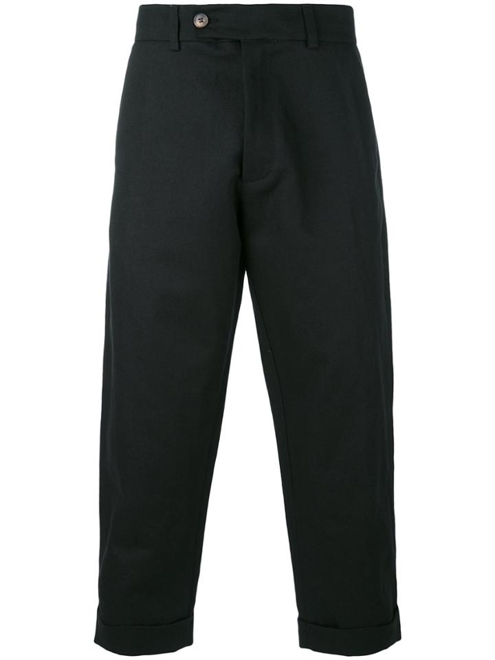 Société Anonyme Cropped 60 Trousers - Black