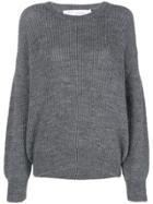Iro Cold Shoulder Sweater - Grey