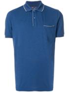 Loro Piana Button Pocket Polo Shirt - Blue