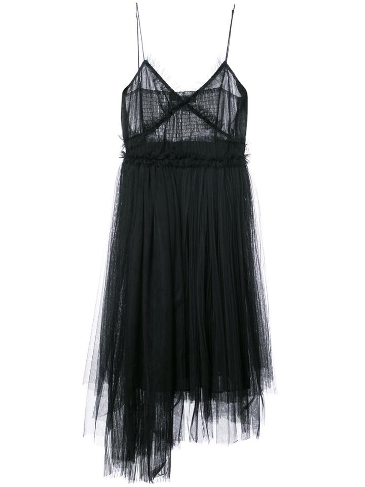 Msgm Tulle Gown - Black