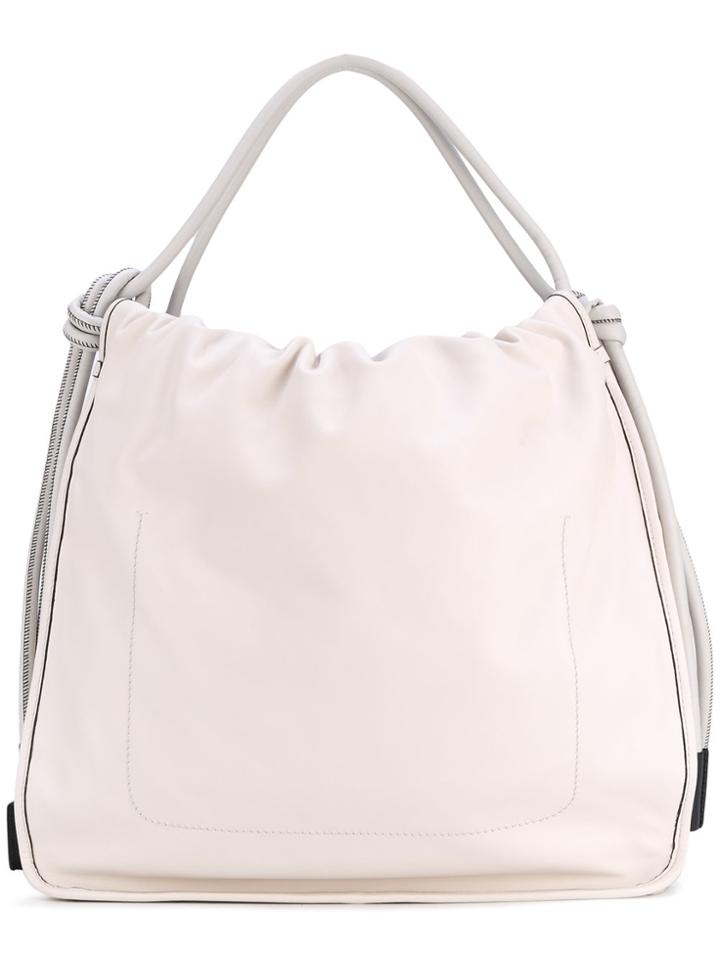 Marni Nuage Drawstring Shoulder Bag - Nude & Neutrals