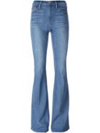 Frame Denim Flared Jeans, Women's, Size: 25, Blue, Cotton/polyester/spandex/elastane