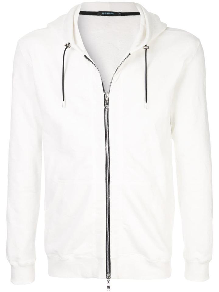 Guild Prime Zip Front Hoodie - White