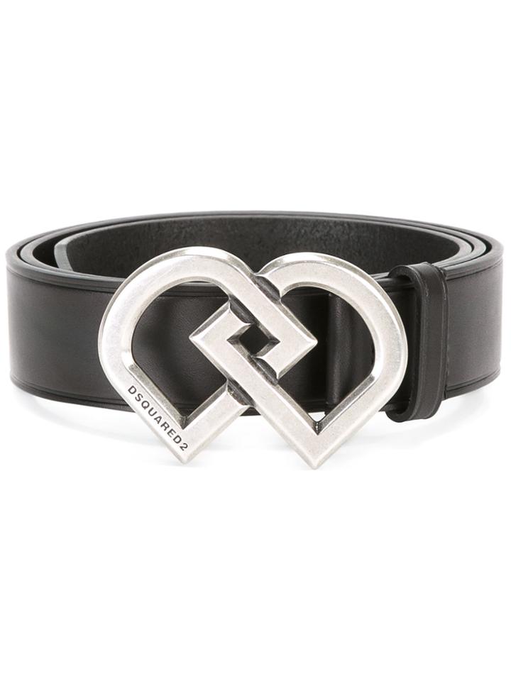Dsquared2 Dd Buckle Belt - Black