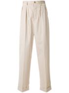 Maison Margiela High-waisted Chinos - Nude & Neutrals