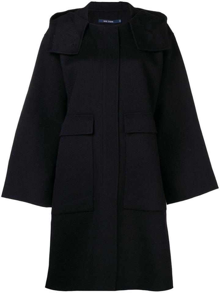 Sofie D'hoore Candia Hooded Coat - Black